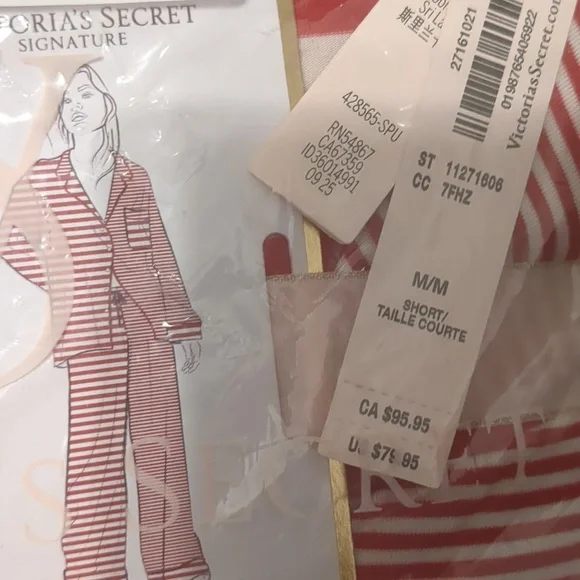 New Victoria Secret So Soft Modal Long Pajama Medium Short - Picture 6 of 6